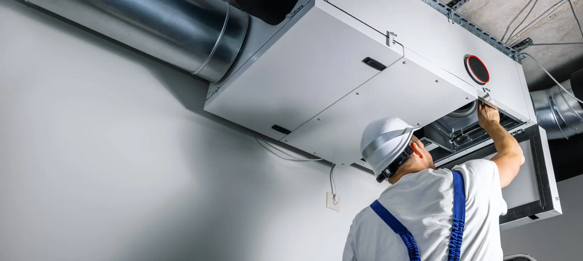 Service ventilationsaggregat Skarpnäck